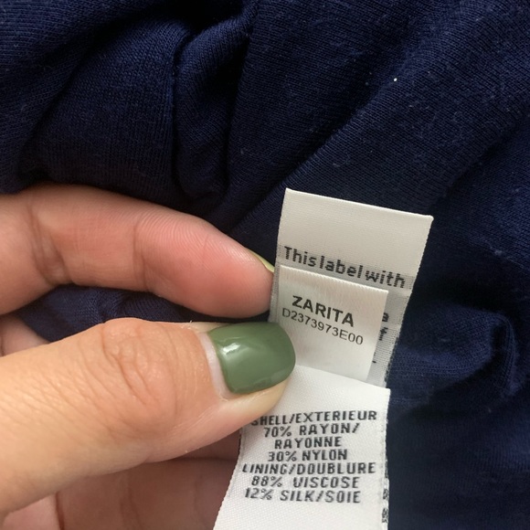 Diane von Furstenberg Zarita navy lace dress size 2 - Picture 5 of 8